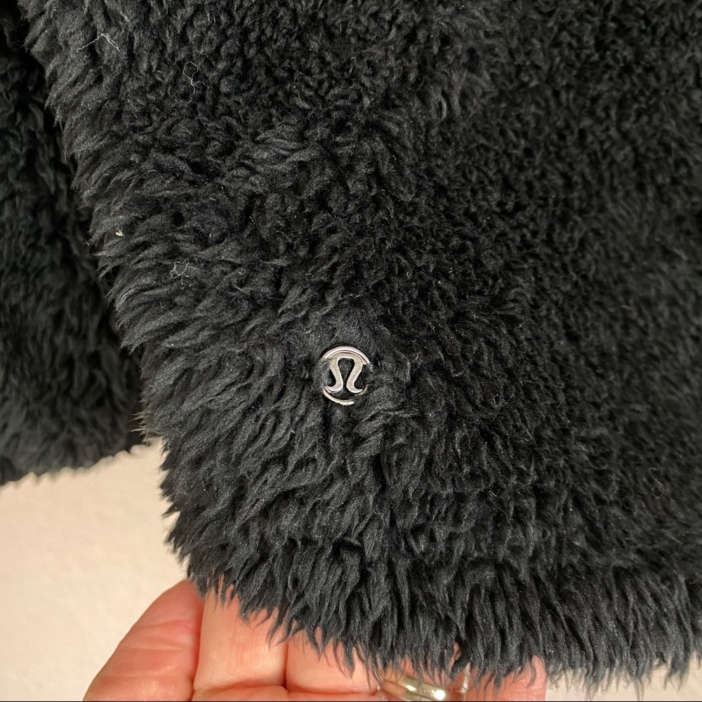 Lululemon Warm Restore Sherpa Pullover Black M/L - Picture 13 of 15